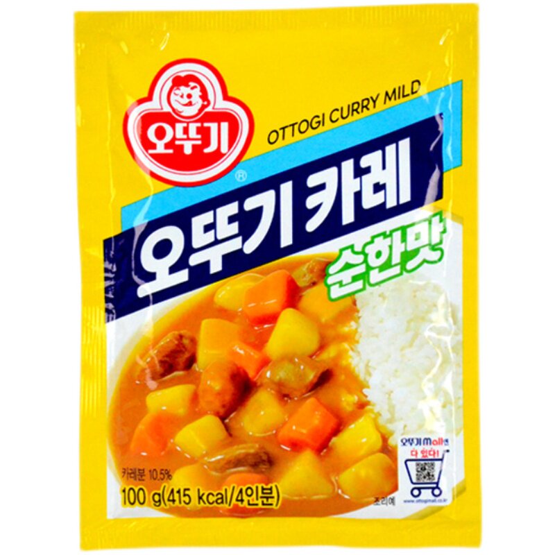 韩国原装进口不倒翁奥土基咖喱粉