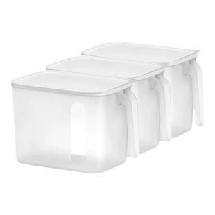 纳川冰箱收纳盒带盖高出把手储物盒食品专用整理冷冻饺子盒神器