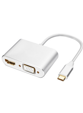 snowkids拓展坞typec转vga+hdmi