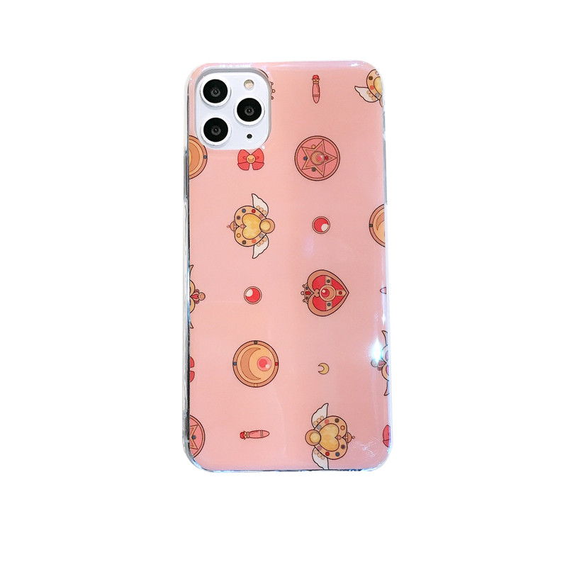 CHOWILL可爱卡通蓝光美少女展示露娜猫适用于iPhone12Promax 11 XR XSMAX SE2020 SE