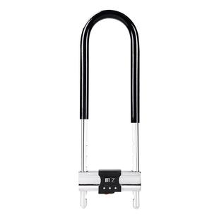 u型锁玻璃门锁挂锁防盗u形锁具门锁插锁商铺双开大门店面门面钥匙