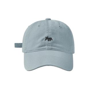 2026新款刺绣小狐狸棒球帽运动男女加深宽檐遮阳透气显脸小鸭舌帽