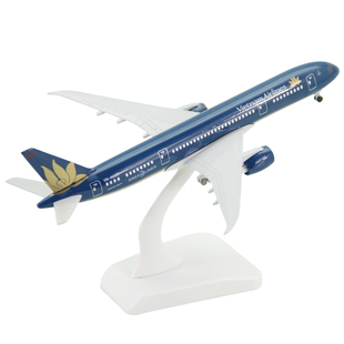 仿真合金飞机模型波音B787越南航空客机礼品摆件带轮航模20厘米