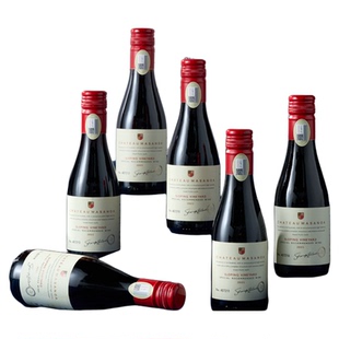 玛莎诺娅坡地红葡萄酒半甜型小瓶红酒晚安小酒187ml6支送礼女生