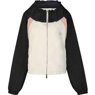 GUUKAHERO黑粉拼接立领夹克女 希林娜依高同款户外运动外套宽松秋