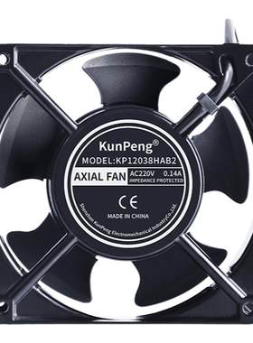 kunpeng12038散热风扇220V