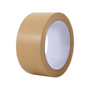 整箱牛皮纸胶带强力高粘度相框绘画裱画专用棕色免水可手撕胶纸出口封箱胶带大卷快递打包牛皮纸胶带批发