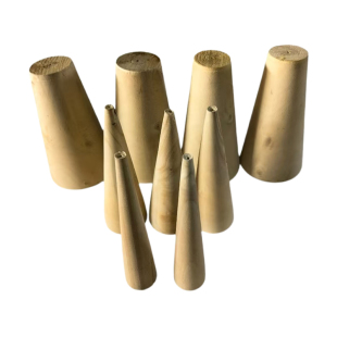 木塞子实木圆锥型木楔管道锥形木头楔子水管圆形堵头船用木塞木榫