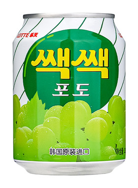 Lotte乐天葡萄汁果肉果汁饮料