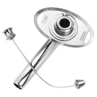 医用气切套管金属气管切开套管全喉短款半喉长款手术插管气管套管