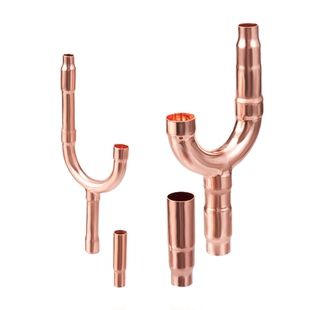 中央空调分支器加厚分歧管U型01C02C03C04C05C适用美的空调配件