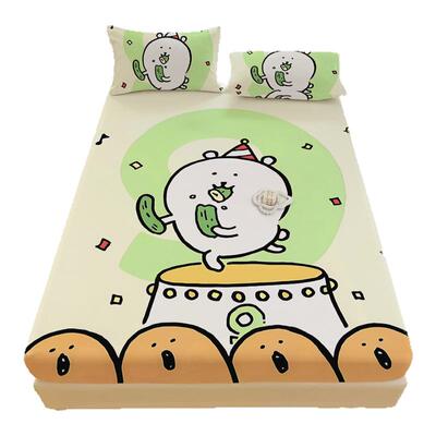 卡通自嘲熊可爱印花亲肤床笠