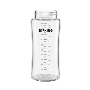 DIFKING替换瓶身适配于贝亲玻璃奶瓶配件新生婴儿0到6月160/240ml
