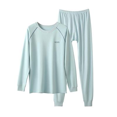 猫人青少年秋衣秋裤套装男纯棉