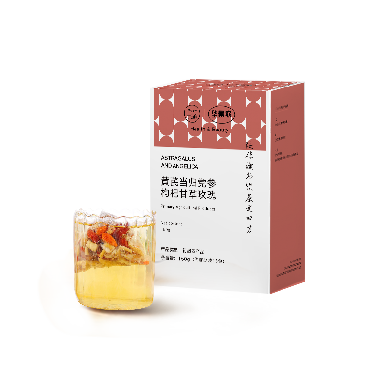 十五鹿四宝茶黄芪党参人参灵芝茶