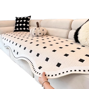 雪尼尔沙发垫四季通用2026新款简约现代防滑专用套罩坐垫靠背盖布