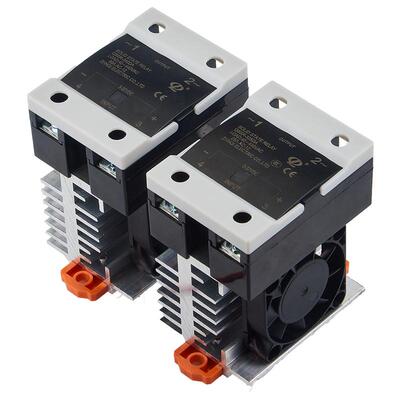 一体式固态继电器带散热器40A