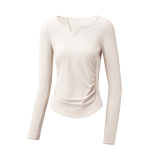 絮笛收腰瑜伽服套装上衣女长袖运动宽松健身2025新款普拉提训练服