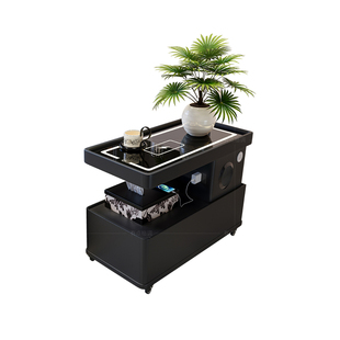 可移动茶几小户型现代简约边柜轻奢客厅意式极简新款沙发边几推车