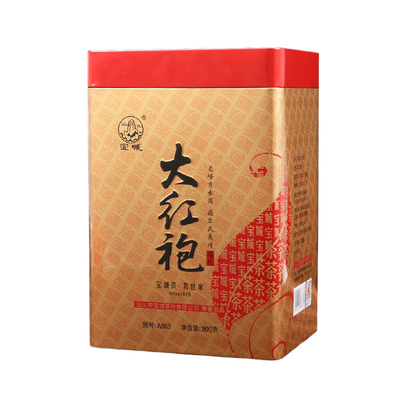 900g散装罐装礼盒宝城大红袍茶叶