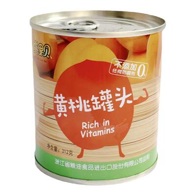 鲜果贝黄桃罐头甜品孕妇零食新鲜糖水罐头商用食品水果罐头整箱