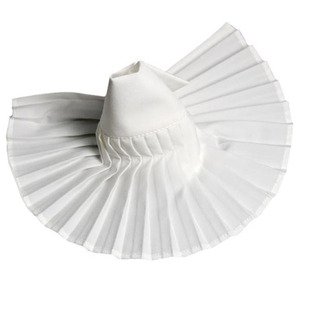 新款手袖臂套假袖子男衣服装饰袖口套白色时尚百褶假袖子通用款