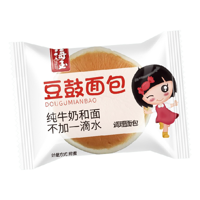 海玉夹心面包豆沙枣泥夹心早餐