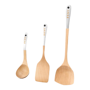 榉木锅铲不粘锅专用木铲家用炒菜铲子耐高温木质锅铲木头炒勺厨具