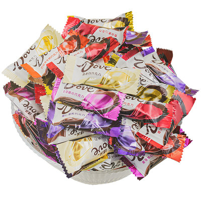 德芙巧克力散装丝滑牛奶榛仁果粒白巧黑巧结婚喜糖果零食年货正品