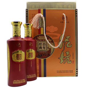 泥坑酒百年经典500ml*2瓶*3提 40度白酒整箱6瓶手提礼盒装