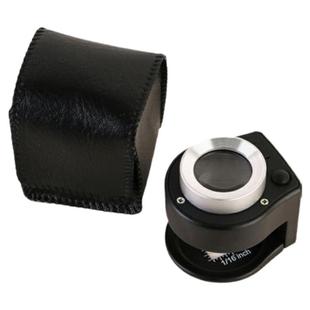 放大镜鉴定专用1000倍高清烟酒古玩带LED灯金属看鸽眼照纺织珠宝