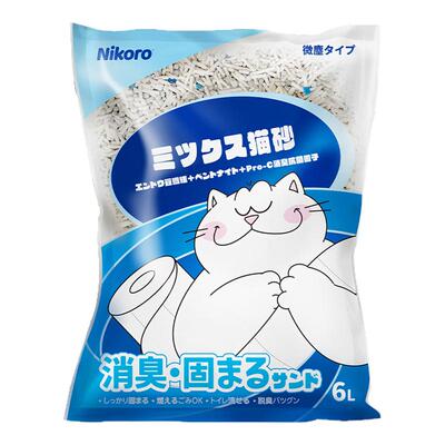 妮可露混合猫砂除臭低尘