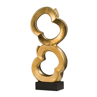 【18周年店庆-限时2.5折】平平安安轻奢金色摆件家居工艺装饰品