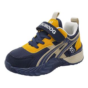 巴布豆童鞋男童运动鞋2025新款秋季男孩老爹鞋男款休闲鞋儿童鞋子