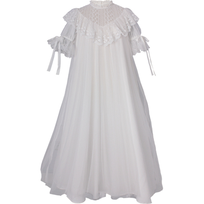 复古公主风蕾丝纯棉睡裙纯欲可爱