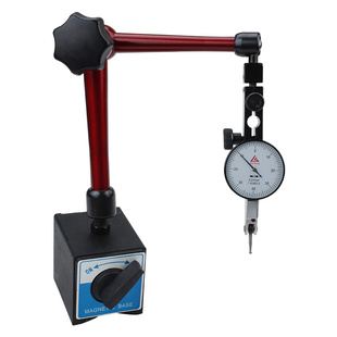 三量机械磁性表座杠杆百分较表大表座万象大表坐万向微调磁力表座