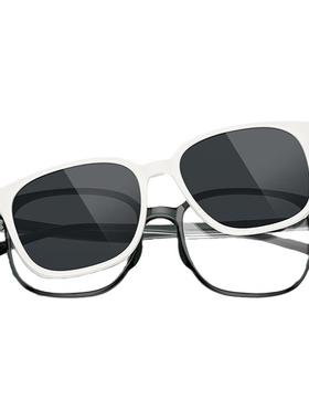 派丽蒙偏光近视眼镜磁吸套镜度数