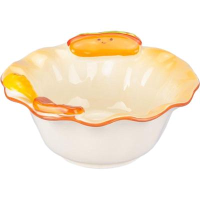 摩登主妇可爱餐具陶瓷碗盘饺子盘