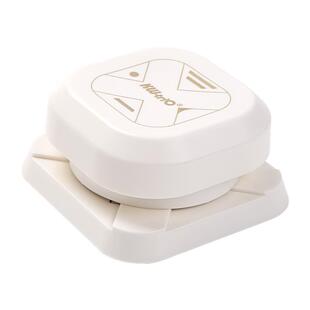 可得优四合一打孔器第二代多功能压花器圆角器手账压花机器单孔纸张装订标签吊牌diy手工工具椭圆孔裁切91A7