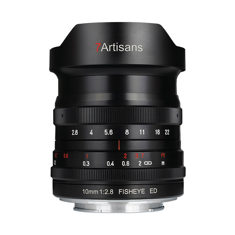 七工匠10mm f2.8鱼眼镜头全画幅适用于索尼R4佳能R3尼康Z L口FE口