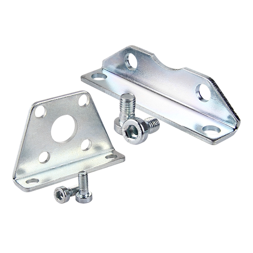 ACQ50-LB薄型缸气缸附件F-ACQ20LB脚架CQ2B32-LB气缸支架CQ-L050