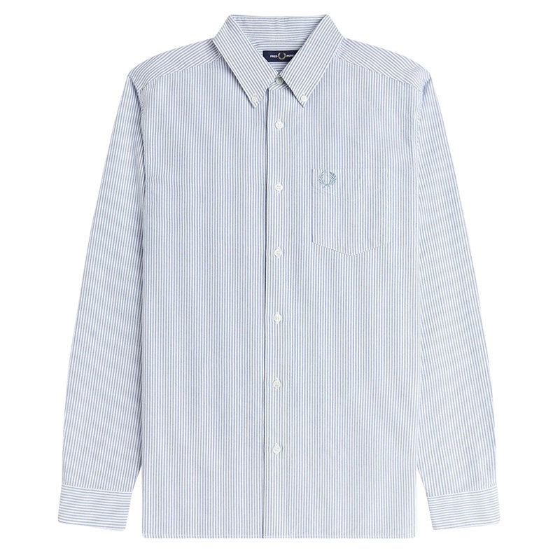 FREDPERRY竖条纹衬衫通勤质感