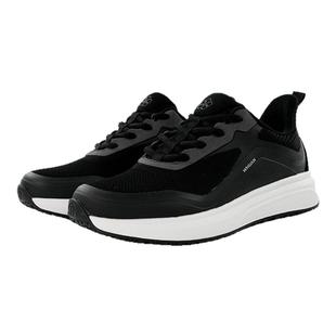 WUHUAN五环足弓运动鞋通勤上班足弓支撑内外八扁平足舒服黑色