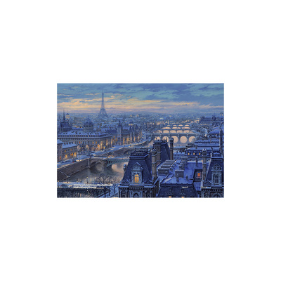 3djp建筑风景插画迷你拼图160片