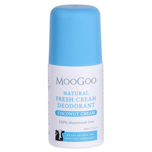 澳洲MooGoo椰子奶油无铝止汗露孕妇女士专用腋下净味香体干爽清新