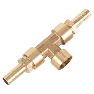 真空表负压表气压压力表水压三通气体气动空压机气泵气管快速接头