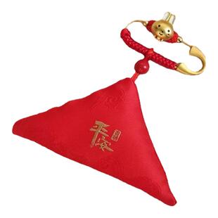 三角形护身符袋宝宝压惊别针保平安老爷符袋保护套朱砂包福袋空袋