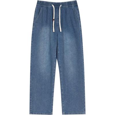 准者牛仔裤男修身运动