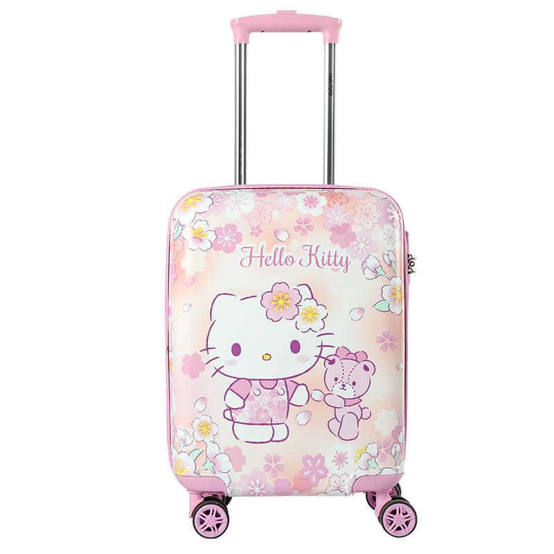 麦斯卡&三丽鸥helloKitty行李箱小儿童拉杆箱女可爱18寸20旅行箱