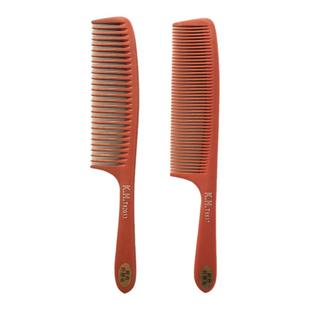 KH正品丽娜造型梳子耐高温防静电按摩卷发梳原木层密齿男女士好梳
